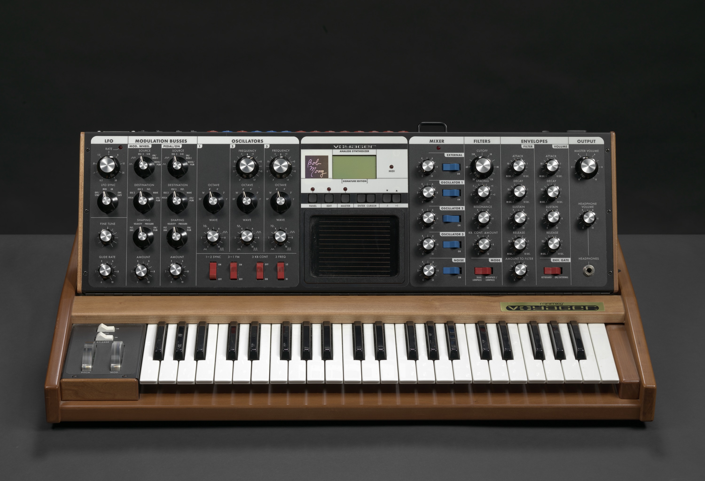 Minimoog Voyager synthesizer used by J Dilla