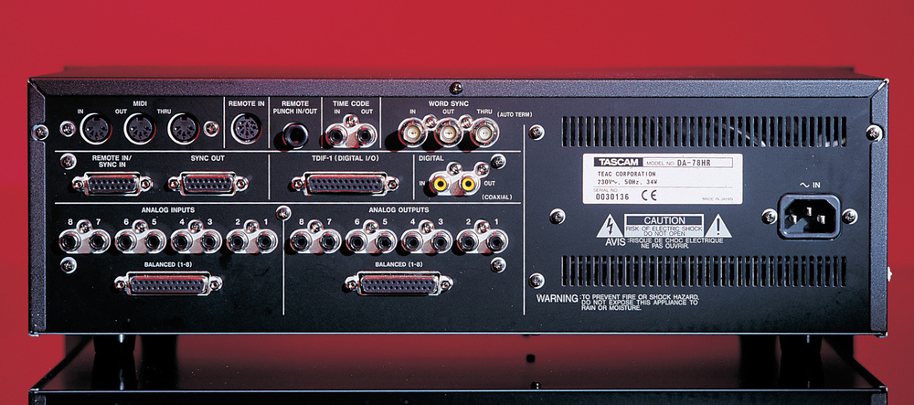 Tascam DA78HR [홈레코딩 위키]