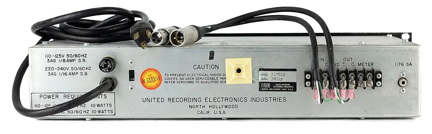 Urei 1176 Peak limiter [홈레코딩 위키]